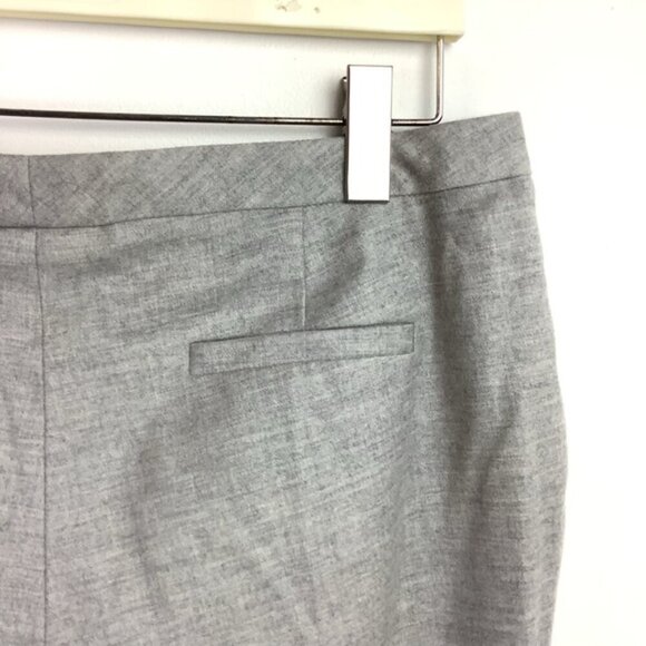 ESCADA CASHMERE WOOL BLEND TAPERED GRAY TROUSERS PANTS 42 - Picture 7 of 11